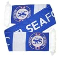 Chelsea Bar Scarf - Royal/White - One Size Only
