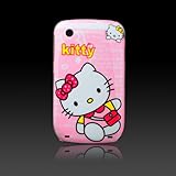 Hello Kitty Pink "Kitty" "Images" hard case cover for Blackberry Curve 8520 ....