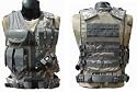 Tactical Crossdraw Vest w/Pistol Belt--ACU