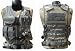Tactical Crossdraw Vest w/Pistol Belt--ACU