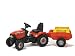Falk Case IH MXU 115 Tractor and Trailer Ride-on