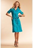 Chadwicks Ruffle-Hem Shirtdress