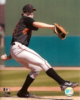 Barry Zito San Francisco Giants Pitching Color 8x10 Photo