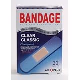 Adhesive Bandages 30Ct Clear Classic Case Pack 144