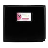 Pebbles Share & Tell 12-Inch by 12-Inch D-Ring Faux Leather Scrapbooking Album, Black