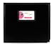 Pebbles Share & Tell 12-Inch by 12-Inch D-Ring Faux Leather Scrapbooking Album, Black