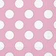 Light Pink Polka Dot Luncheon Napkins, 16ct