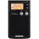 Sangean DT200VX AM/FM/TV Portable Pocket-Size Radio