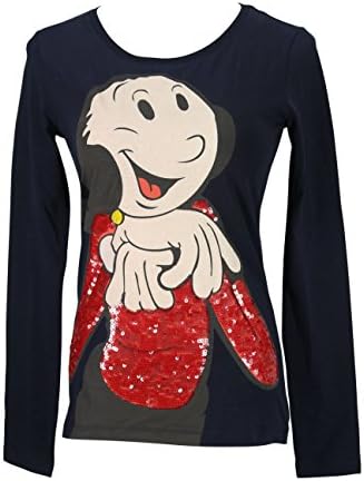 Ice By Iceberg Womens Graphic T-Shirt Size S US Regular - Blue Cotton Blend