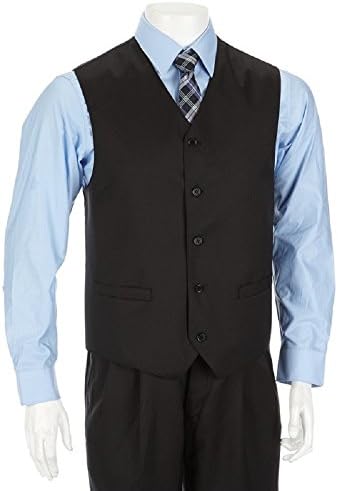 Black Men's Tuxedo Vest Jacket 5 Oz. (42)