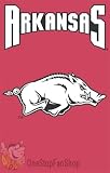 Arkansas Razorbacks 2 Sided Large House Flag Banner