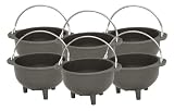 Bayou Classic 7484, Cast Iron Soup Bowl, Set of 6