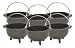 Outdoor Living : Bayou Classic 7484, Cast Iron Soup Bowl, Set of 6