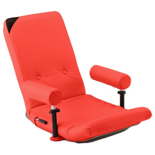 アテックス 腹筋のび太くん レッド AX-HC150rd　◆リクライニング機能付腹筋椅子 