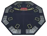 Blue 4-Fold Octagon Poker / Blackjack Table Top