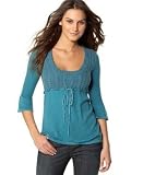DKNY Jeans Scoop-Neck Babydoll Sweater