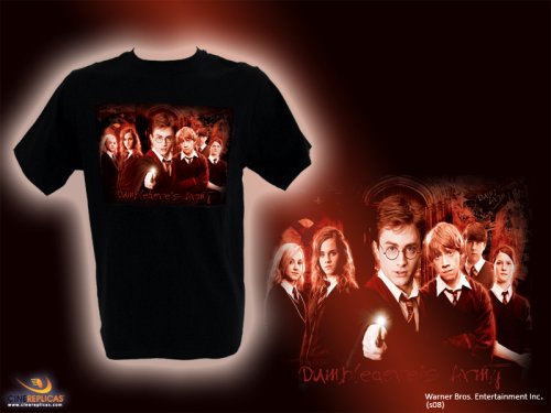 Childrens Toyshop  Toys : Dumbledore's Army T shirt - Size : Large / Xlarge - Harry Potter