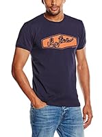 Cross Jeans Camiseta Manga Corta (Azul Marino)