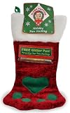 Kyjen Soft & Shiny Paw Stocking for Dogs with Glitter Pen, Large