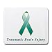 Traumatic Brain Injury Awareness Ribbon Mouse Pad