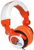 iHip NFH22CLB NFL Cleveland Browns DJ Style Headphones, Brown