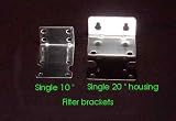 Single filter bracket stainless steel