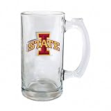 Iowa State Cyclones Beer Mug: 13 oz Glass Tankard