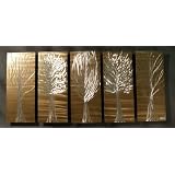 Metal Wall Art! Handsanded Wall Decor for Modern Settings. ~ ASH CARL