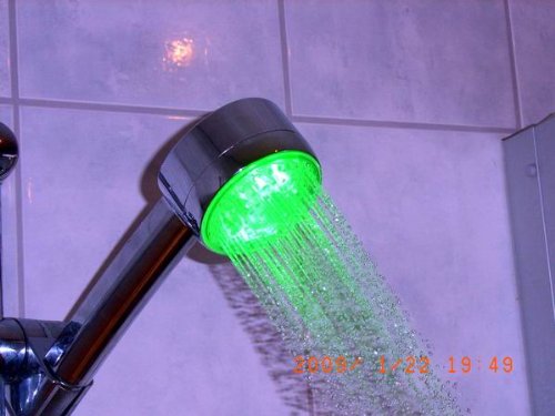 LED Duschkopf mit 8 blauen LED - Neuheit !!!
