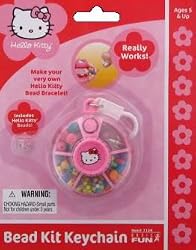 Hello Kitty Bead Kit Key Chain by Basic Fun