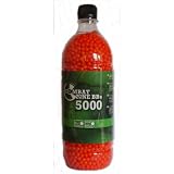 Umarex - 2.5672 - Softair Munition Combat Zone Basic Selection 5000 Stück, rot