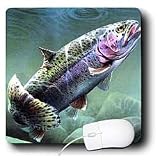Fishing - Rainbow Trout - Mouse Pads