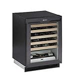 U-Line 1175WCB Wine Captain 24In Black Built-In Wine/Beverage Cooler