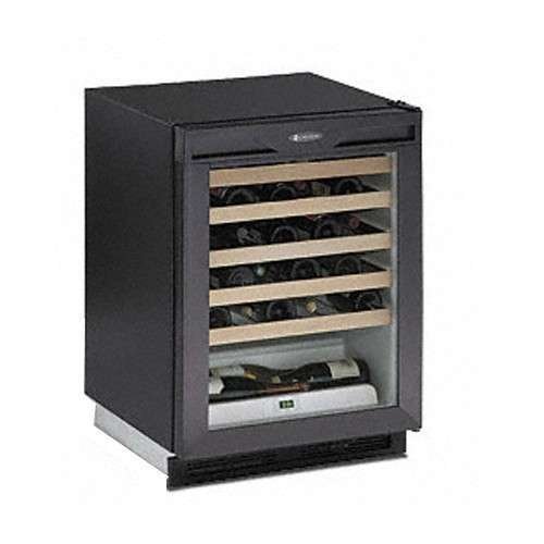 U-Line 1175WCB Wine Captain 24In Black Built-In Wine/Beverage Cooler