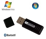 USB Bluetooth Dongle for Mobile phones, PDAs, PCs - Universal - Vista Compatible - Compliant with V2.0, V1.2 and V1.1 Bluetooth.