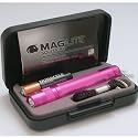 Maglite Solitaire Keyring Torch Pink in Gift Box Size 1 x AAA Battery