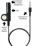 New Headset Hands Free 3.5mm Adapter + Microphone for Apple iPod Touch iTouch 1 2 3 iPhone 2 3g 3gS