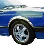 Stainless Steel Non Drilled Fender Trim with Polished Mirror Finish - Honda Prelude 2 Door Coupe 1988-1991