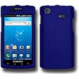 New Rubberized Blue Snap-On Crystal Hard Case For Samsung Captivate I897 Ea ....