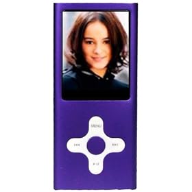 4gb ALL NEW 5TH GEN MP3 Player MP4 Player with VIDEO CAMERA , FM Radio and now BIGGER Full Colour Screen  - Colours Available - BLUE , BLACK , PINK , PURPLE