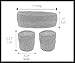 Funny Guy Mugs 'Merica Unisex Sweatband Set (3-Pack: 1 Headband & 2 Wristbands)
