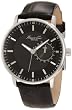 Kenneth Cole New York Mens KC1846 Classic Black Dial and Strap Sub-Second Watch