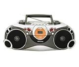 Supersonic SC-705CD Portable CD Player With Stereo Radio Cassette Recorder