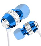 i-smart In-Ear Metal Stereo EarBud EarPhones HeadPhone for Apple iPod Shuffle Nano Mini Video Classic Touch / MP3 Players Creative Zen / Sony / Sansa (Blue)
