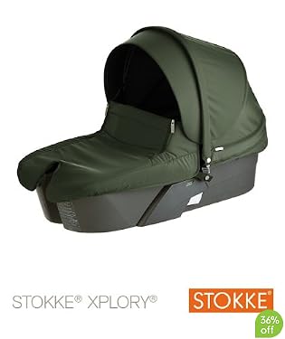 xplory carry cot - green