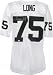 Howie Long Oakland Raiders Autographed White Wilson Jersey