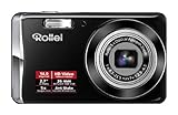 Rollei Compactline 390 Kompaktkamera (14 Megapixel, 5-fach optischer Zoom, 26 mm Weitwinkelobjektiv, 6,85 cm ( 2,7 Zoll ) Display) schwarz