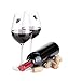 Wine Accessories Gift Set - Napa Themed Magnetic Glass Glass Charms & Markers Plus Quality Winged Corkscrew Wine Opener - Great Hostess or Housewarming Gift