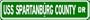 USS SPARTANBURG COUNTY LST 1192 Street Sign - Navy