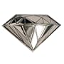 Silver Star "Diamond" Silver Chrome Belt Buckle